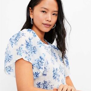 Loft Toile Linen Top